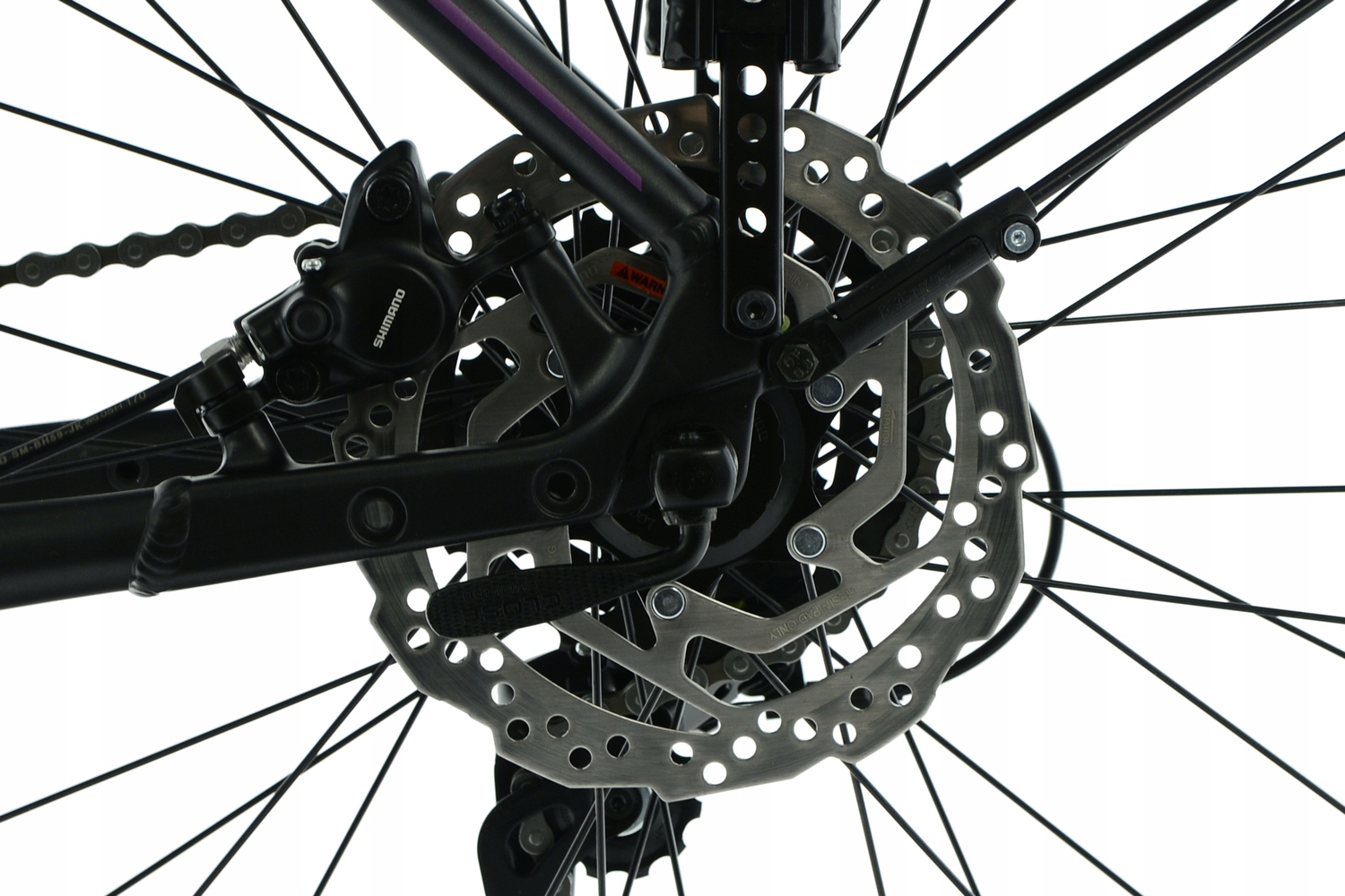 Rower Trekkingowy Kands 28 Verso V1 r17' graf-fiole SHIMANO HYDRAULIKA r25D