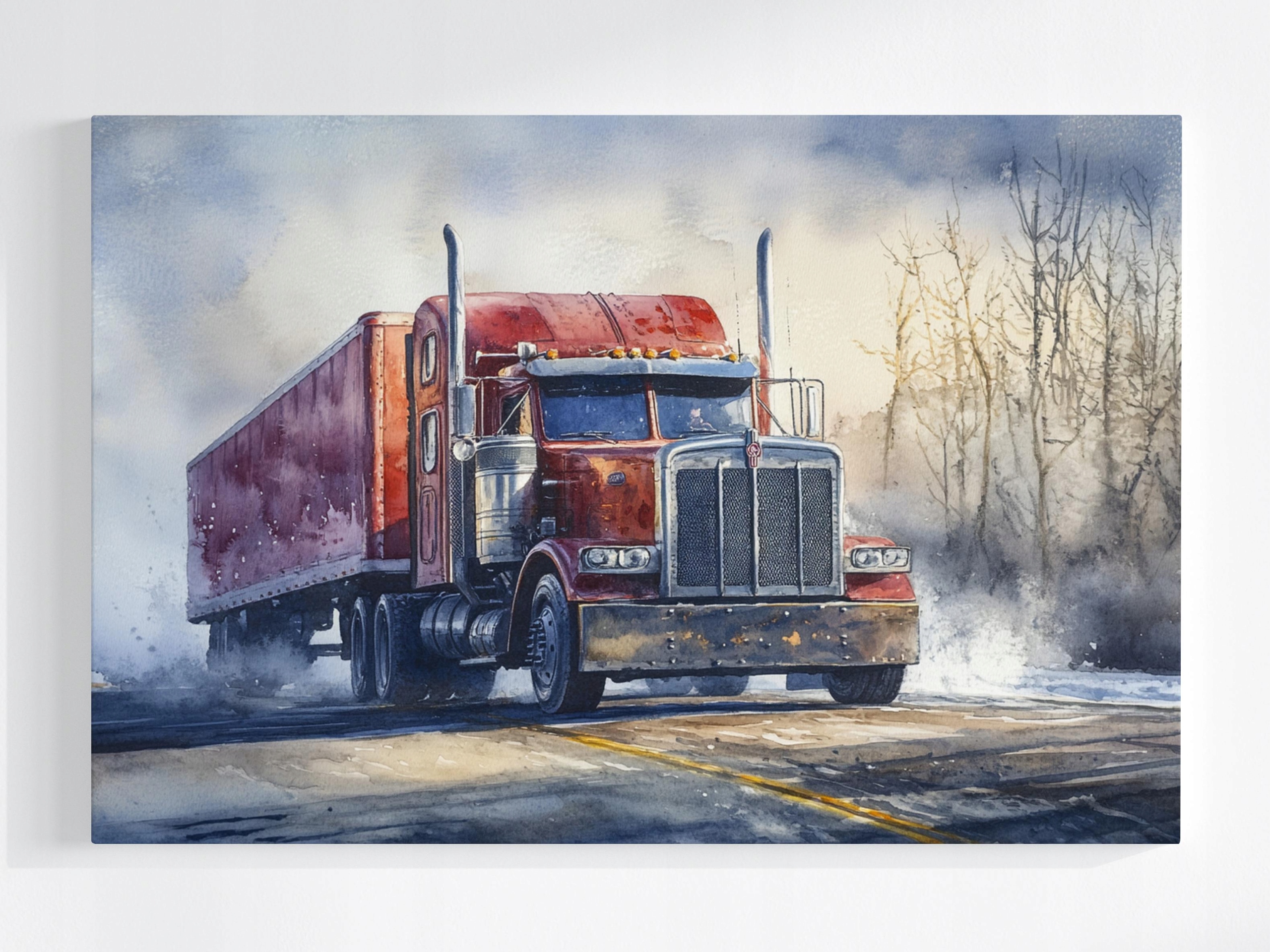 Obraz Na Plátně Canvas Americký Nákladní Automobil Truck Auto 120x80