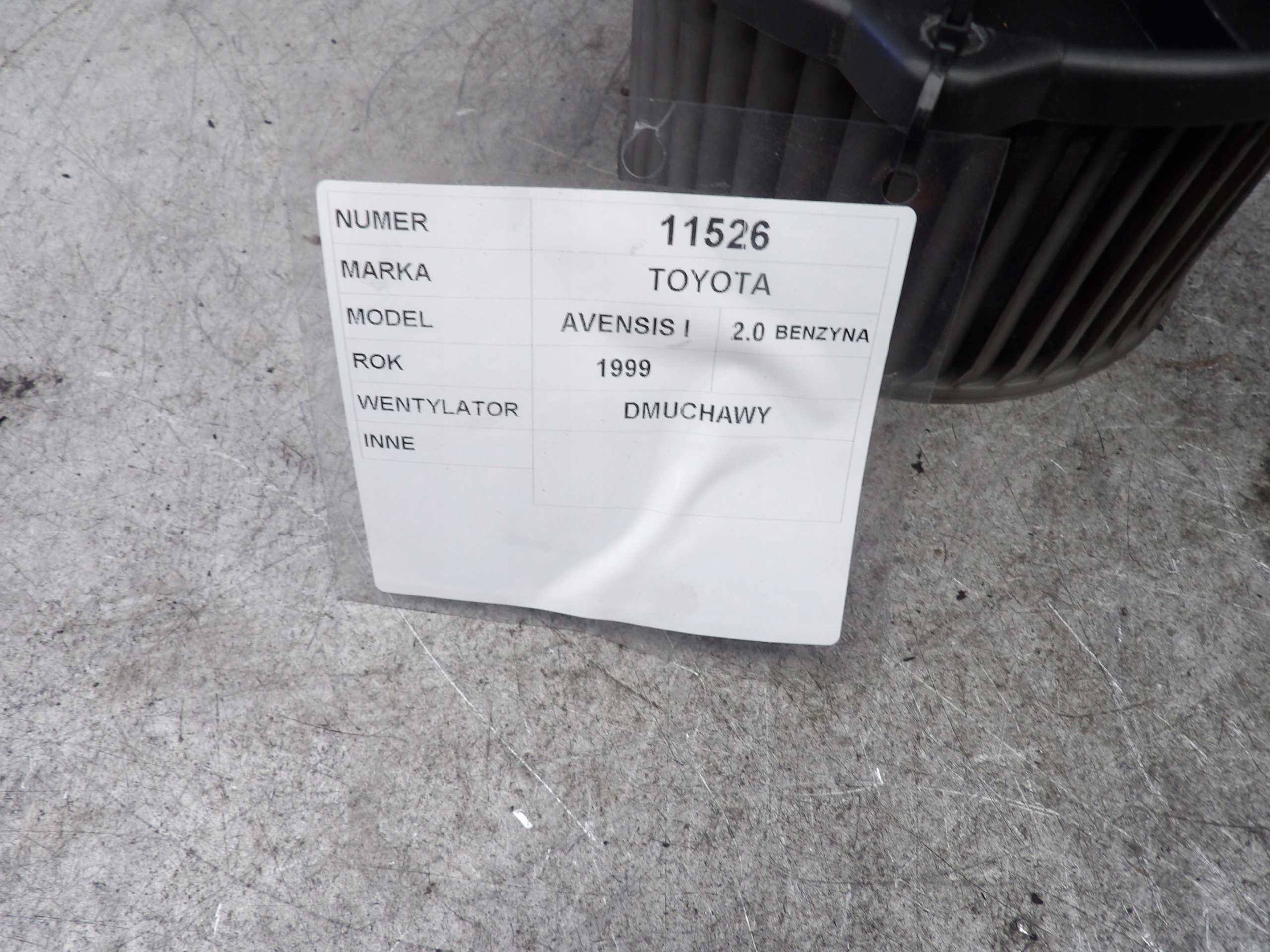 Toyota Avensis T22 ventilator rešetka ventilacije