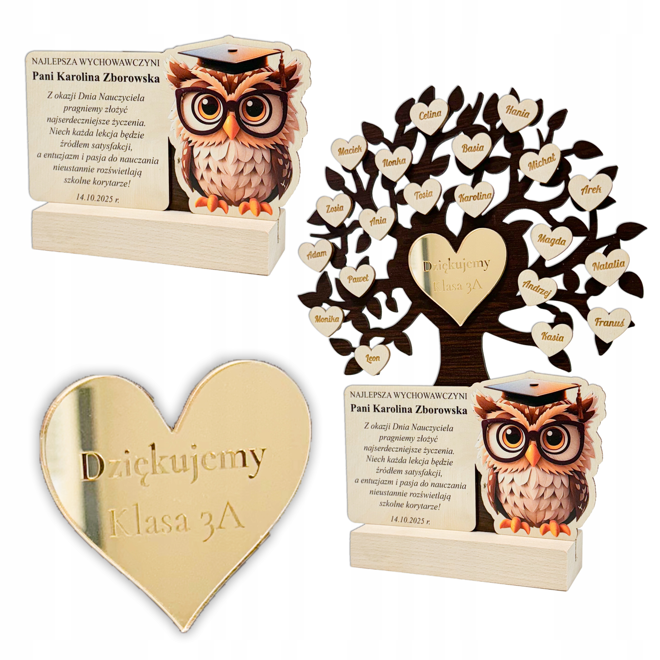 Na Dzień Nauczyciela Drzewko Szczęścia Statuetka Dla Wychowawczyni
