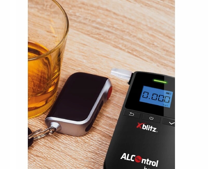 Alkomat XBLITZ Hero ALControl elektrochemiczny Color black