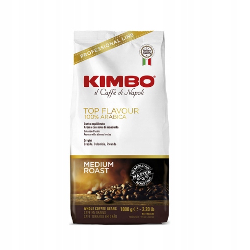Kimbo Top Flavour 100% Arabika kawa ziarnista 1 kg