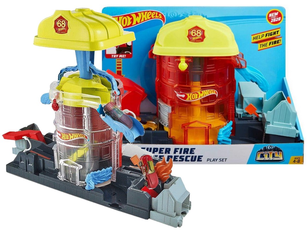 

Hot Wheels Zestaw Torów Remiza Strażacka autko