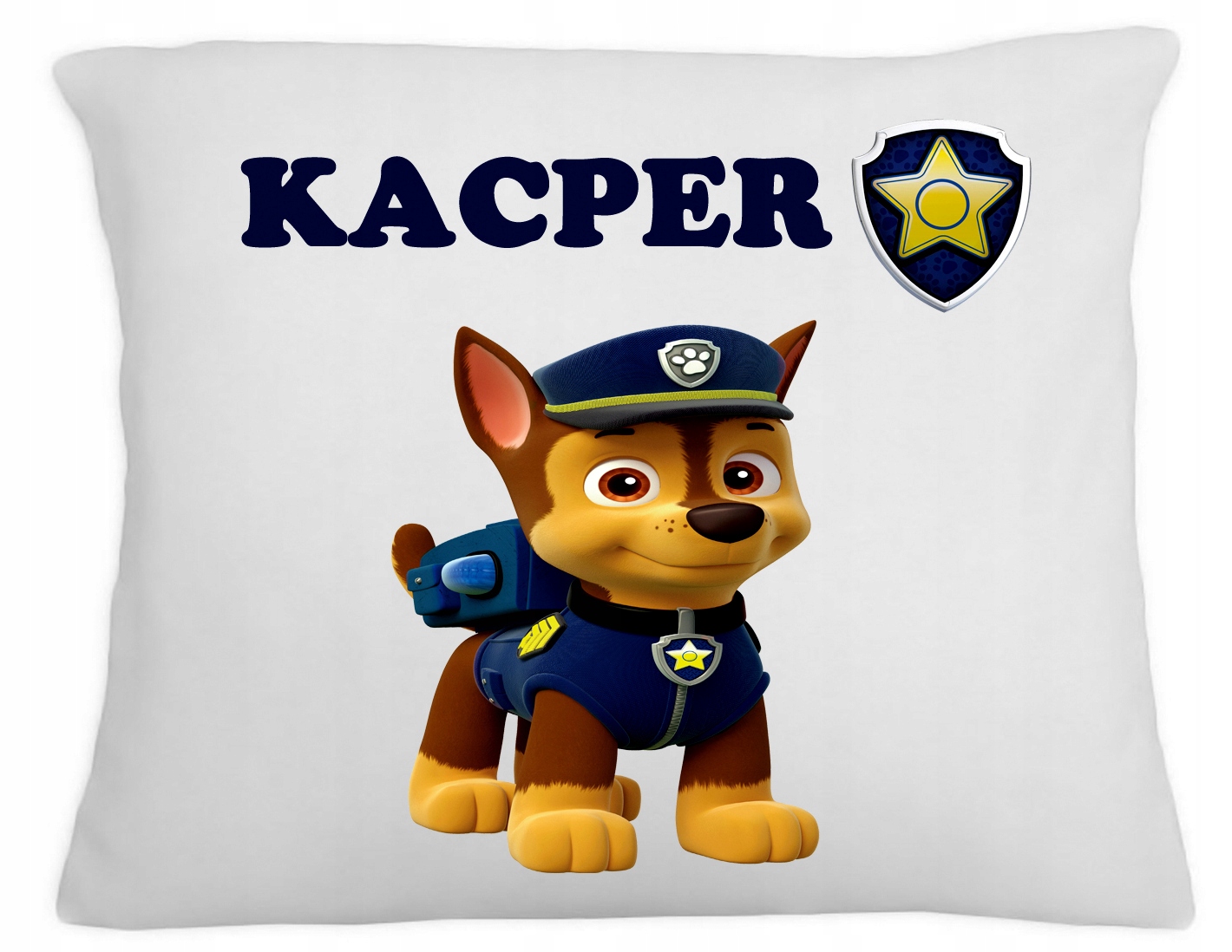PODUSZKA PAW PSI PATROL CHASE MIKOŁAJ IMIĘ DZIECKA