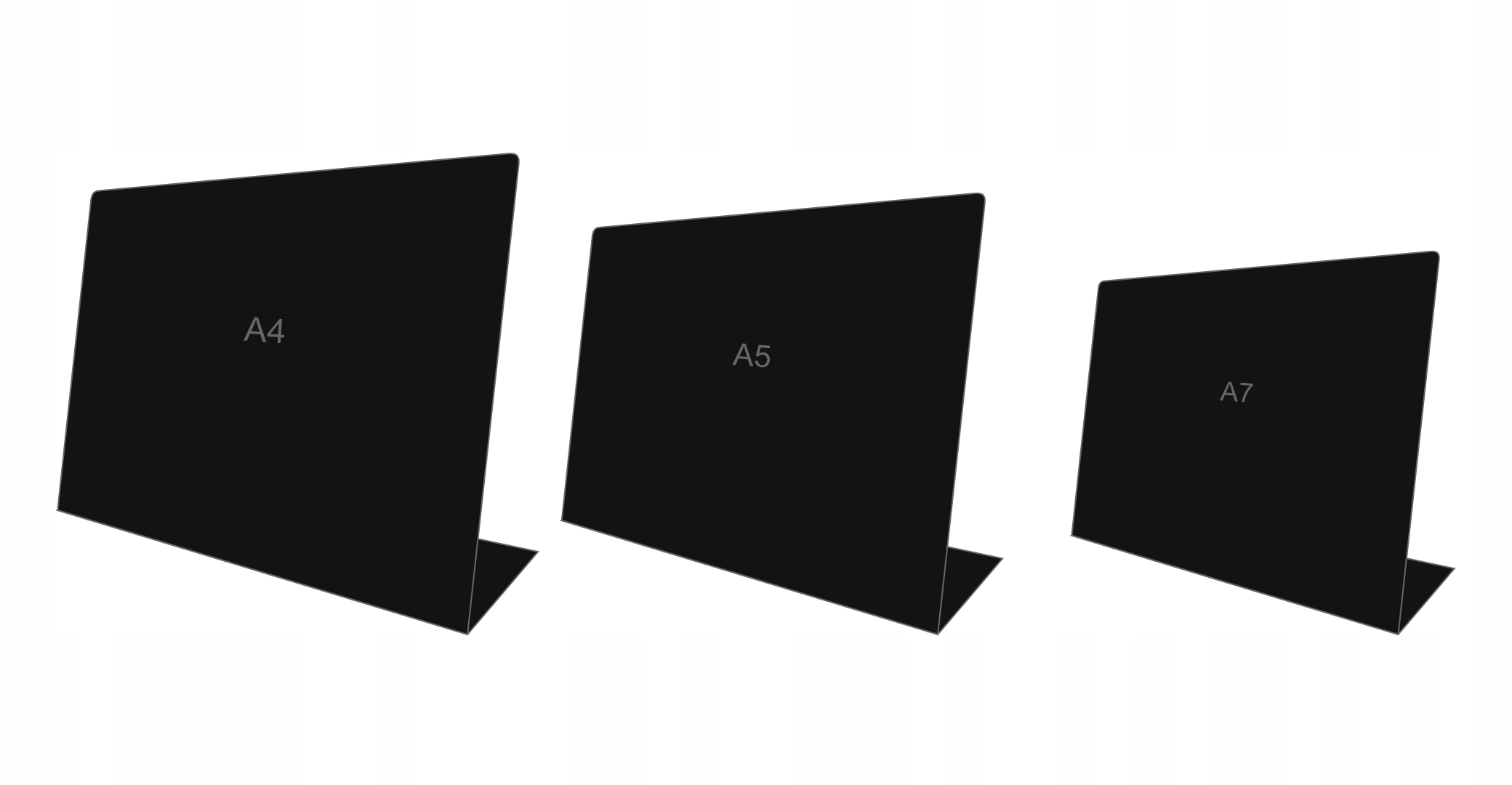 Cenówki kredowe / stojaczki cenowe A4 Marka studiocen