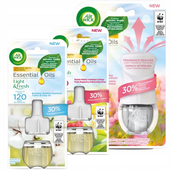 

Air Wick Light Fresh Odświeżacz 3 Wkłady 19ml