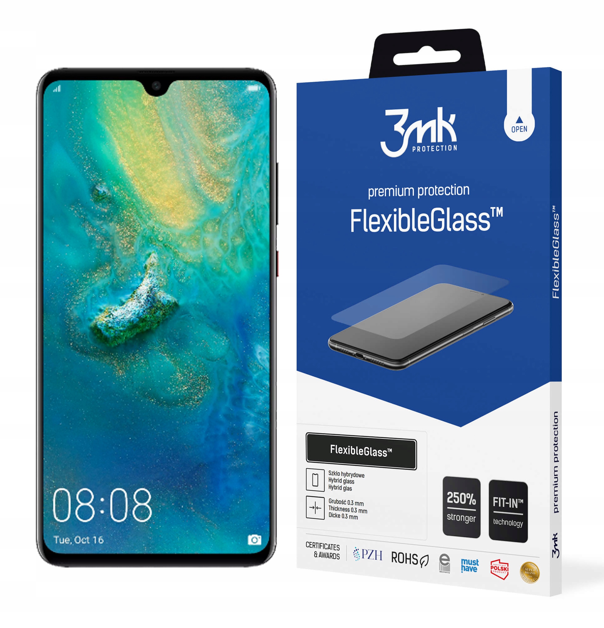 

3MK Szkło FlexibleGlass do Huawei Mate 20