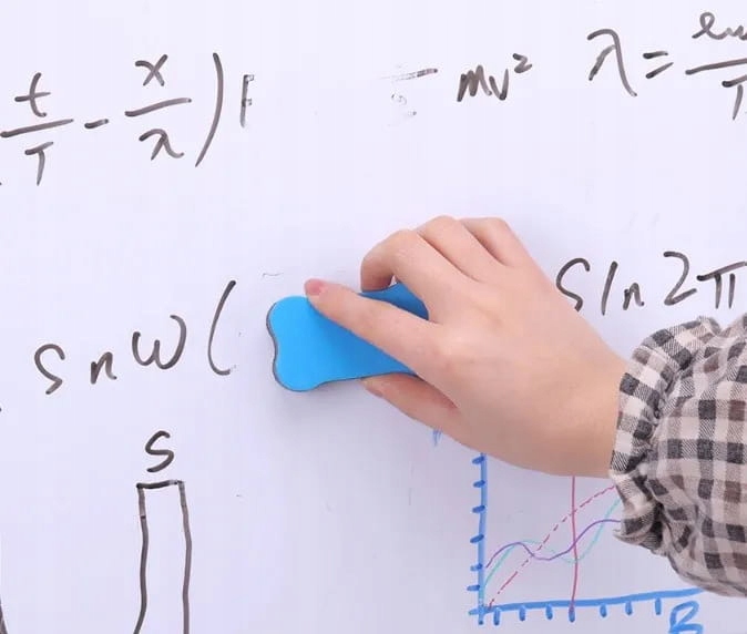 Mini gąbka z magnesem do tablic suchościeralnych, Niebieska Przeznaczenie inne