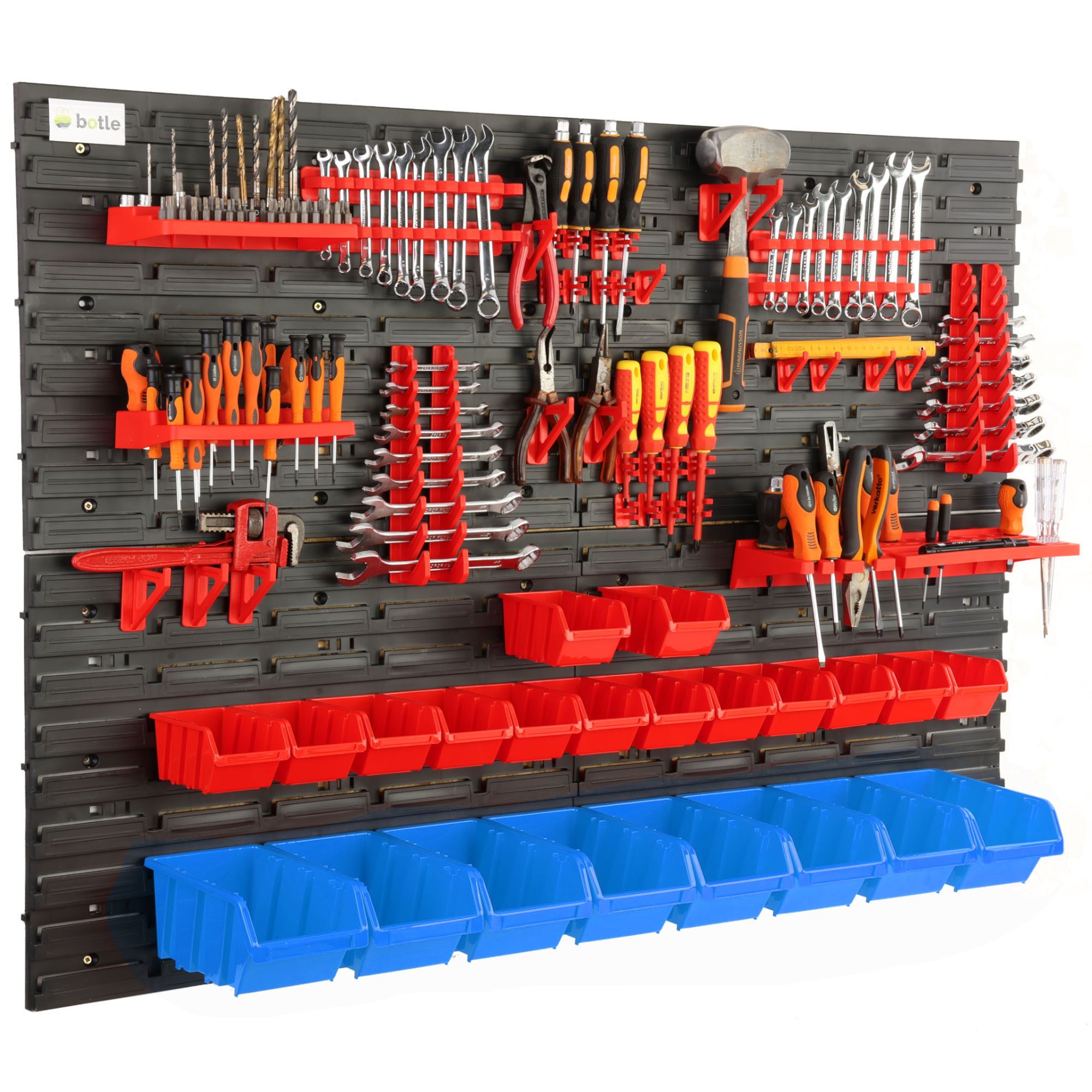 Nástrojová Deska Dílenská Stěna 115X78 CM 22 Záchodů Garáž Regál
