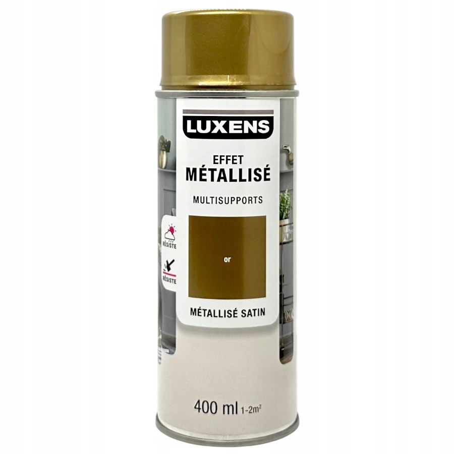 Luxens Lakier Metaliczny Złoty Metalik Spray 400ML