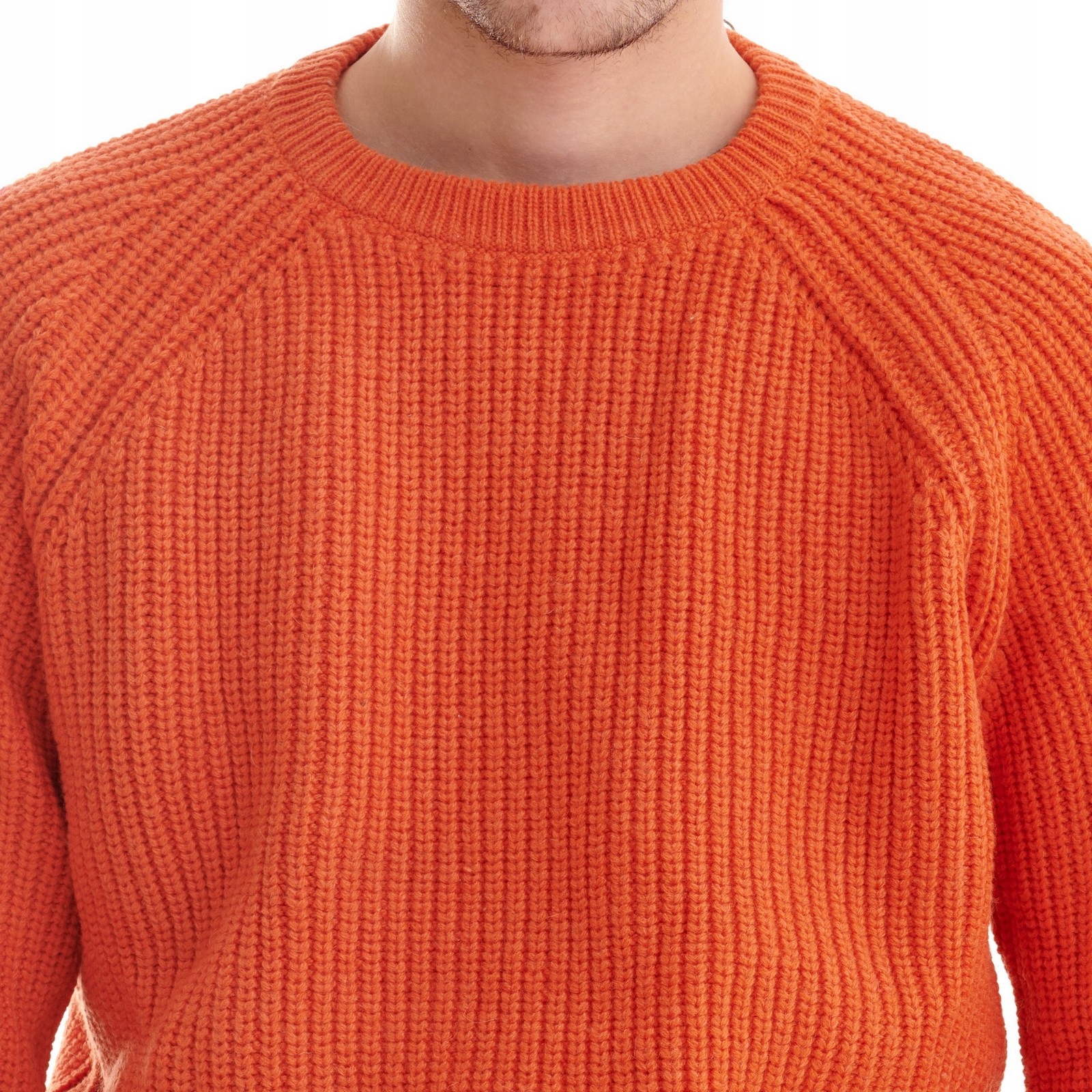 LEE CHUNKY CREW NECK SIGN ORANGE L83KLNME M Marka Lee