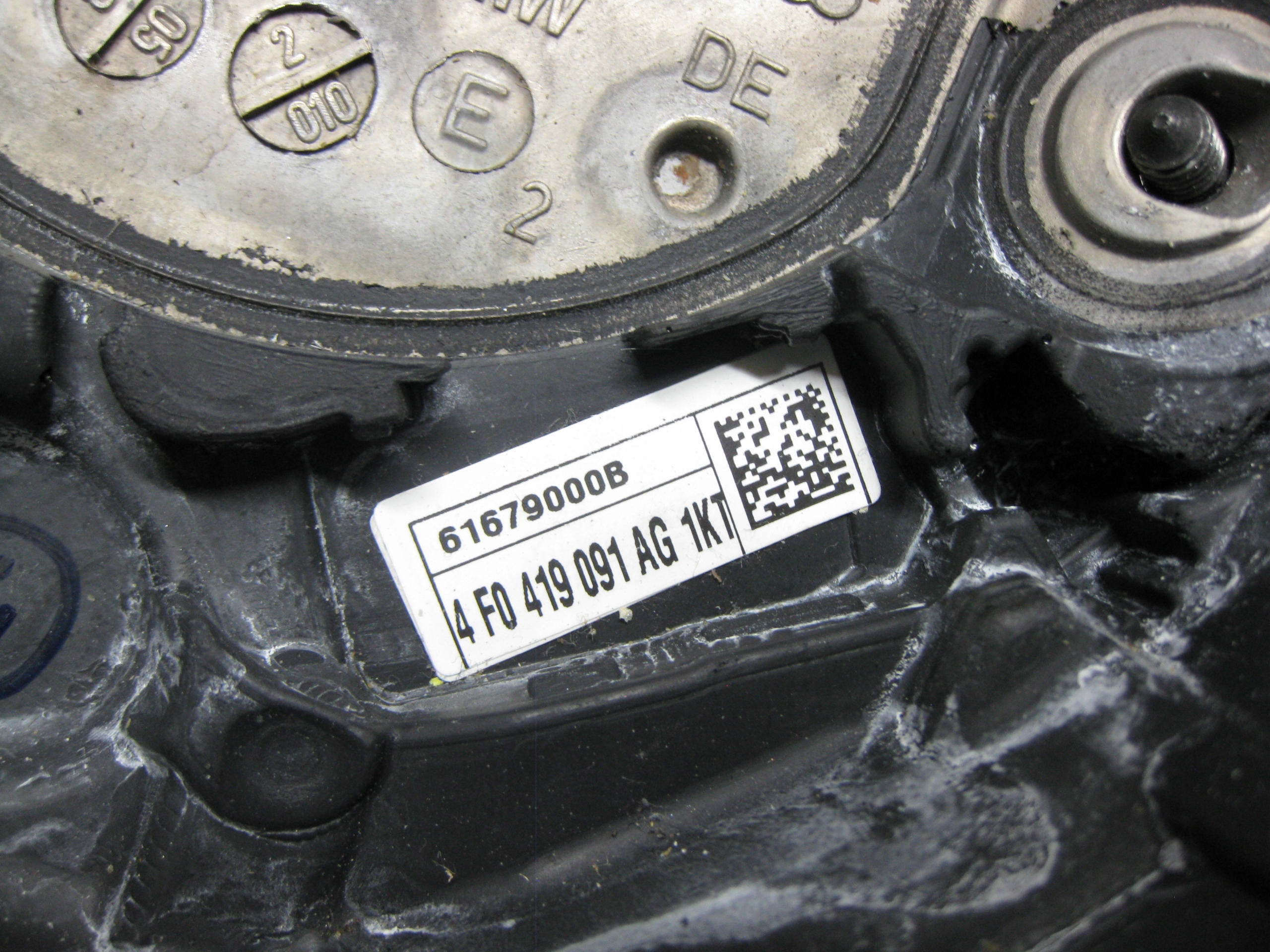 AUDI A6 C6 2.4 6V 05R lenkrad Leder 4F0419091AG