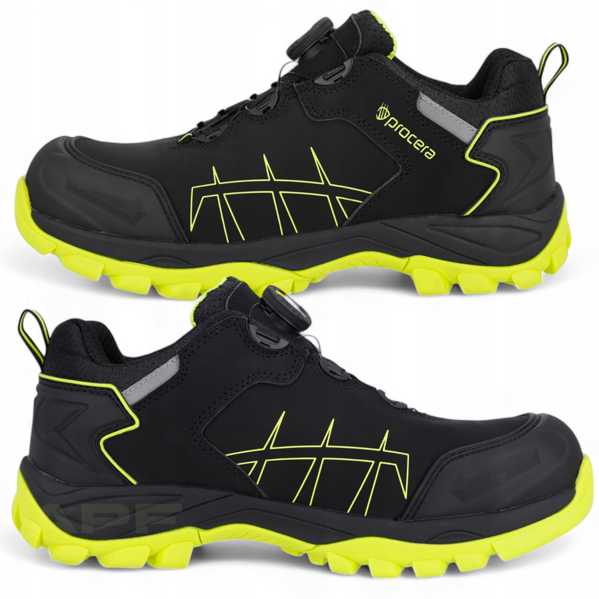 Półbuty robocze typu Boa , kompozyt kevlar Procera Rebel S3S Fo Sr Hro 41