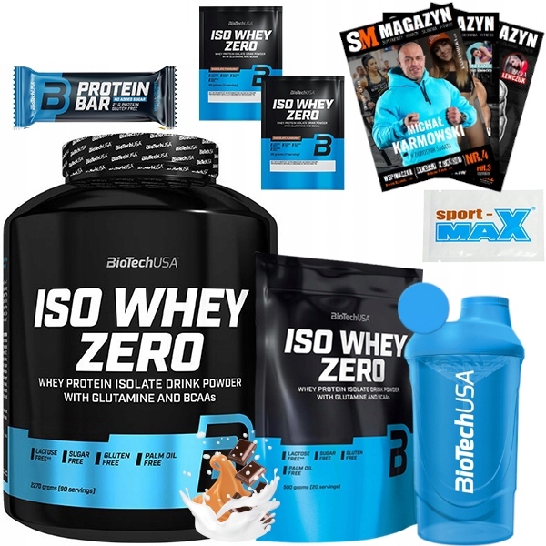 BIOTECH ISO WHEY ZERO 2270G IZOLAT BIAŁKA SERWATKI