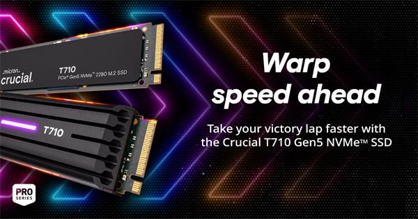 Crucial 1TB T710 Ssd s heatsink CT1000T710SSD5