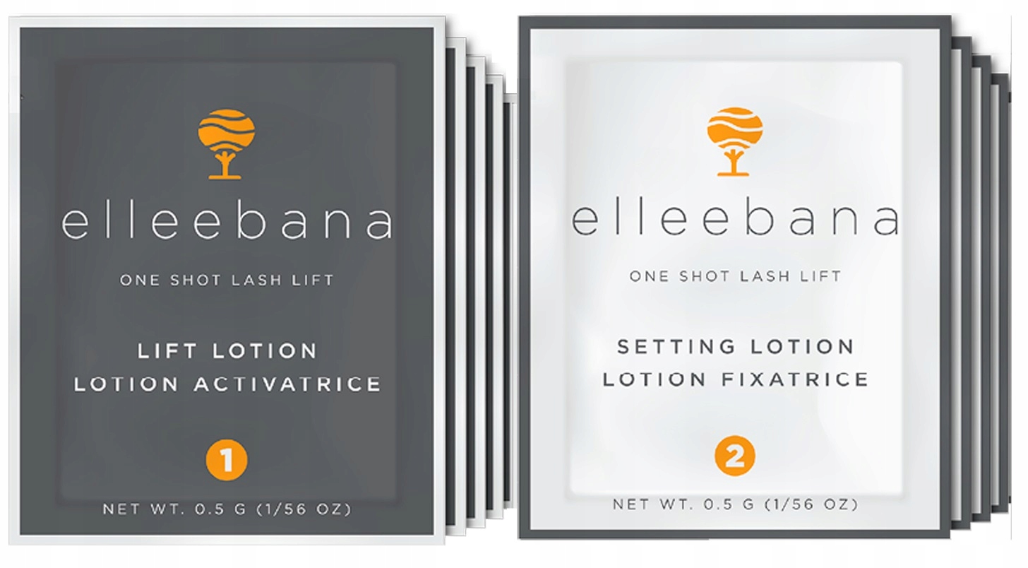 

Elleebana Lash Lift Saszetki Uzupełniające 5 par
