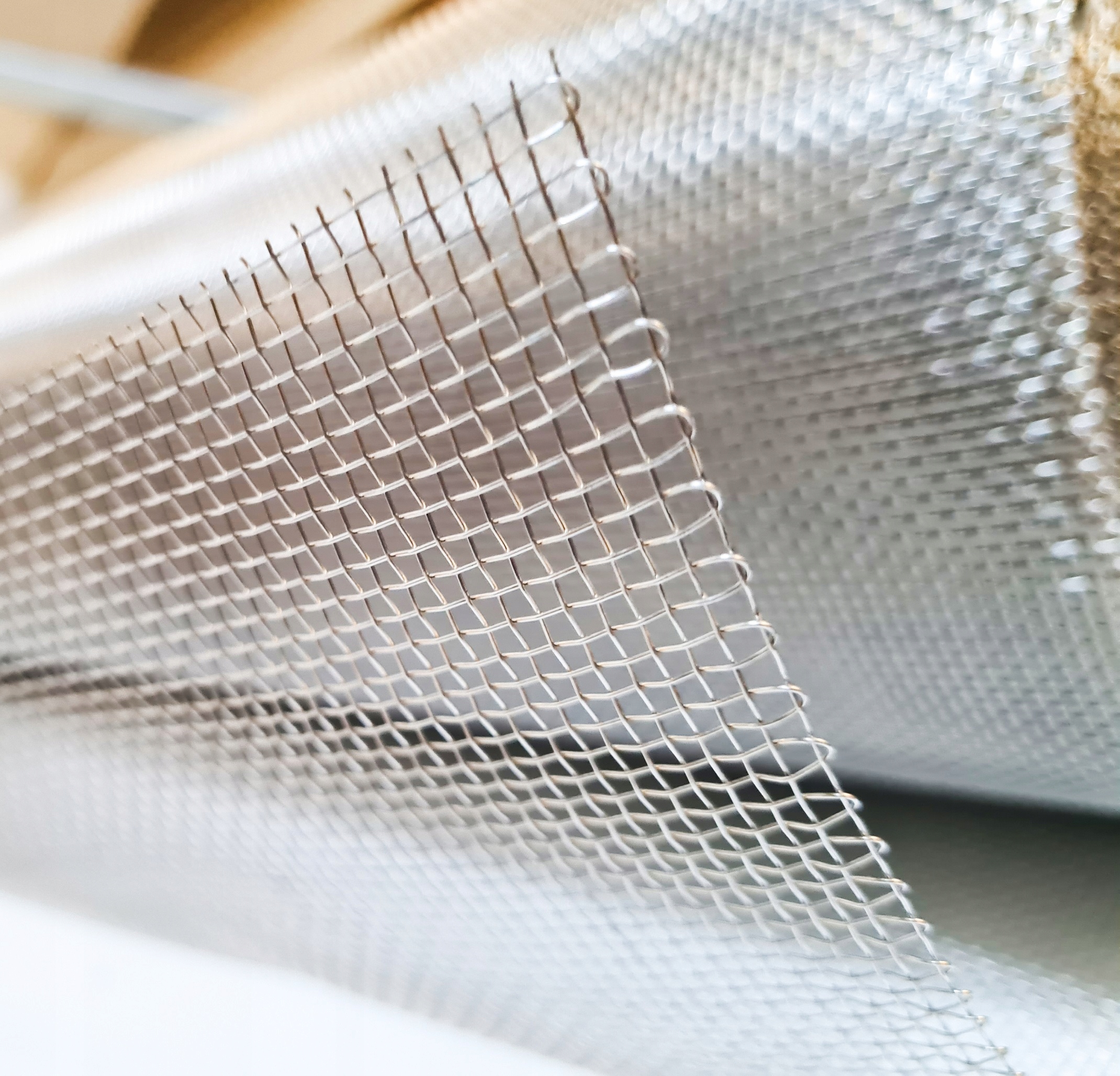 Siatka tkana nierdzewna oczko 2mm drut 0,4mm 0,5m² Marka Arpem Steel