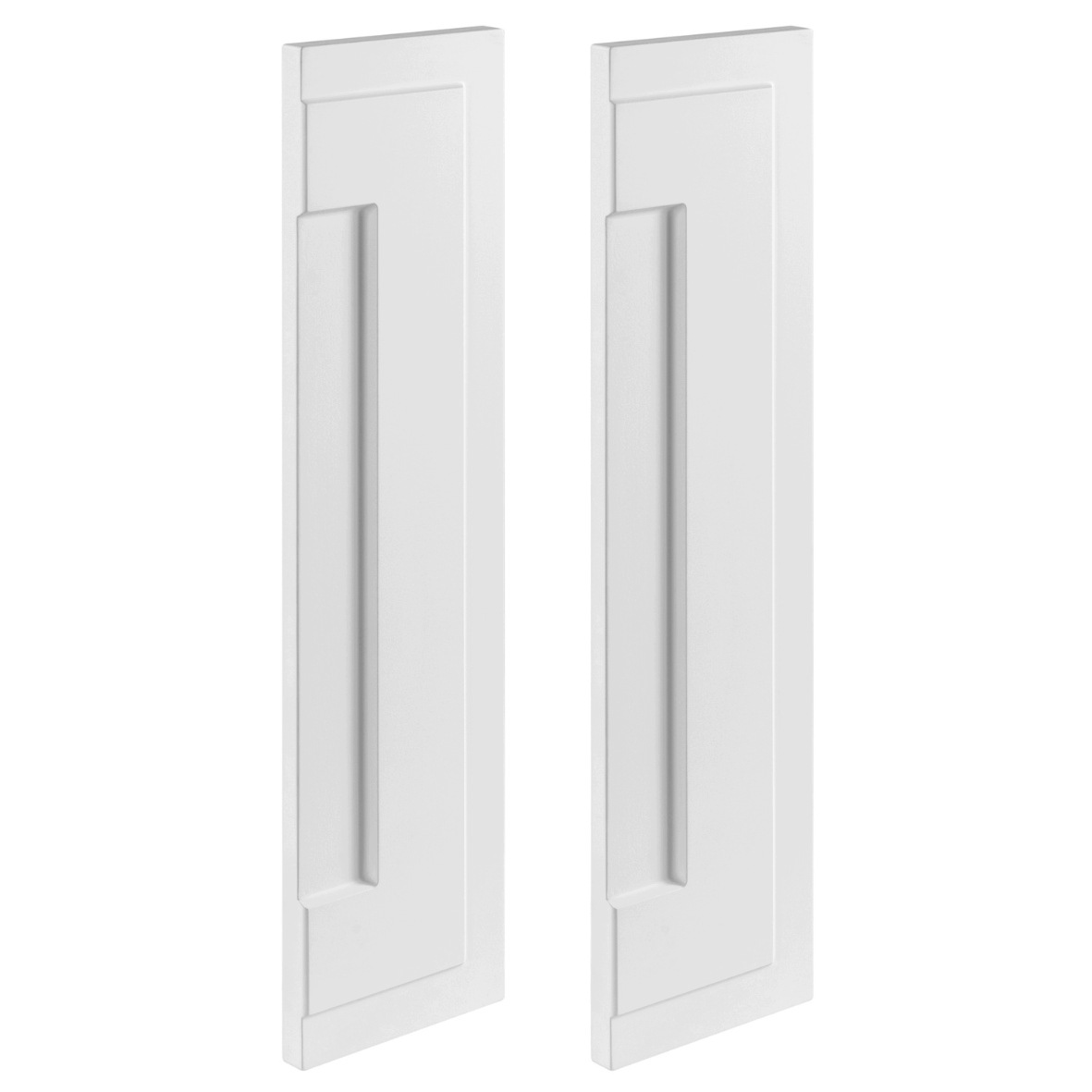 Boční panel pro skříňku se zrcadlem Koupelnový dekorativní bílý Rámeček Mdf