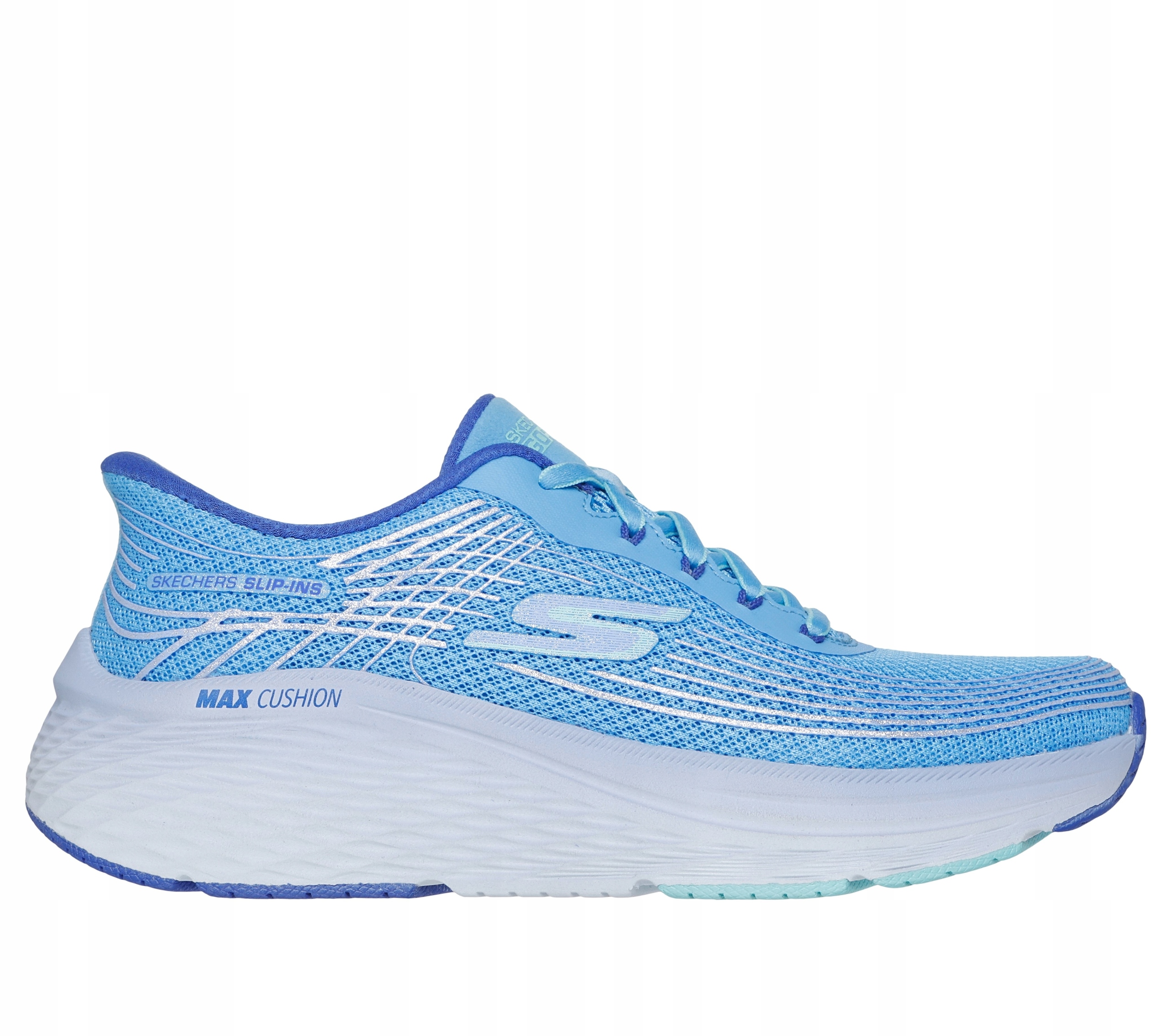Dámské boty Skechers Slip-ins: Max Cushioning Elite 2.0 Kaplan modrý
