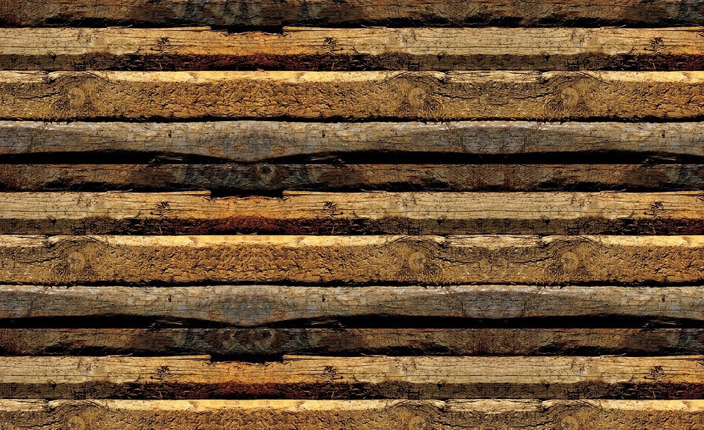 Vliesová fototapeta Drevené gule textúra tieň objem 312x219 lepidlo