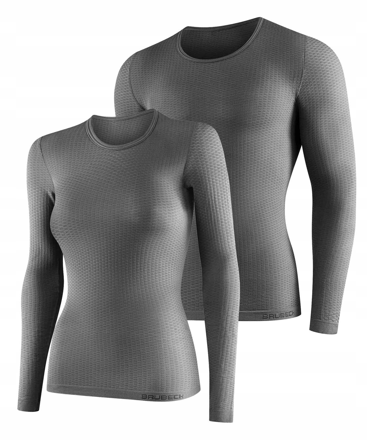 BRUBECK BASE LAYER KOSZULKA TERMOAKTYWNA UNISEX DŁUGI RĘKAW POTÓWKA L Rękaw długi rękaw