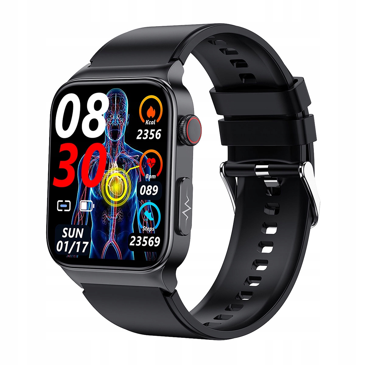 Smartwatch POMIAR GLUKOZY EKG CIŚNIENIA PULSU Model inny