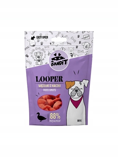 5x Mr. Bandit Uzlíky z kachního masa Looper 80g