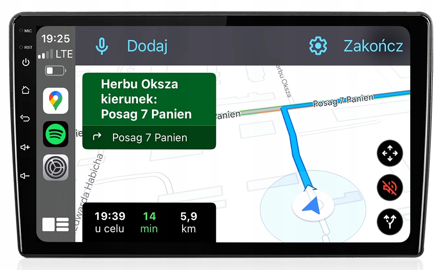 Dodge Ram Navigace Android Rádio Mapy Apple Carplay 8GB/128GB Dsp