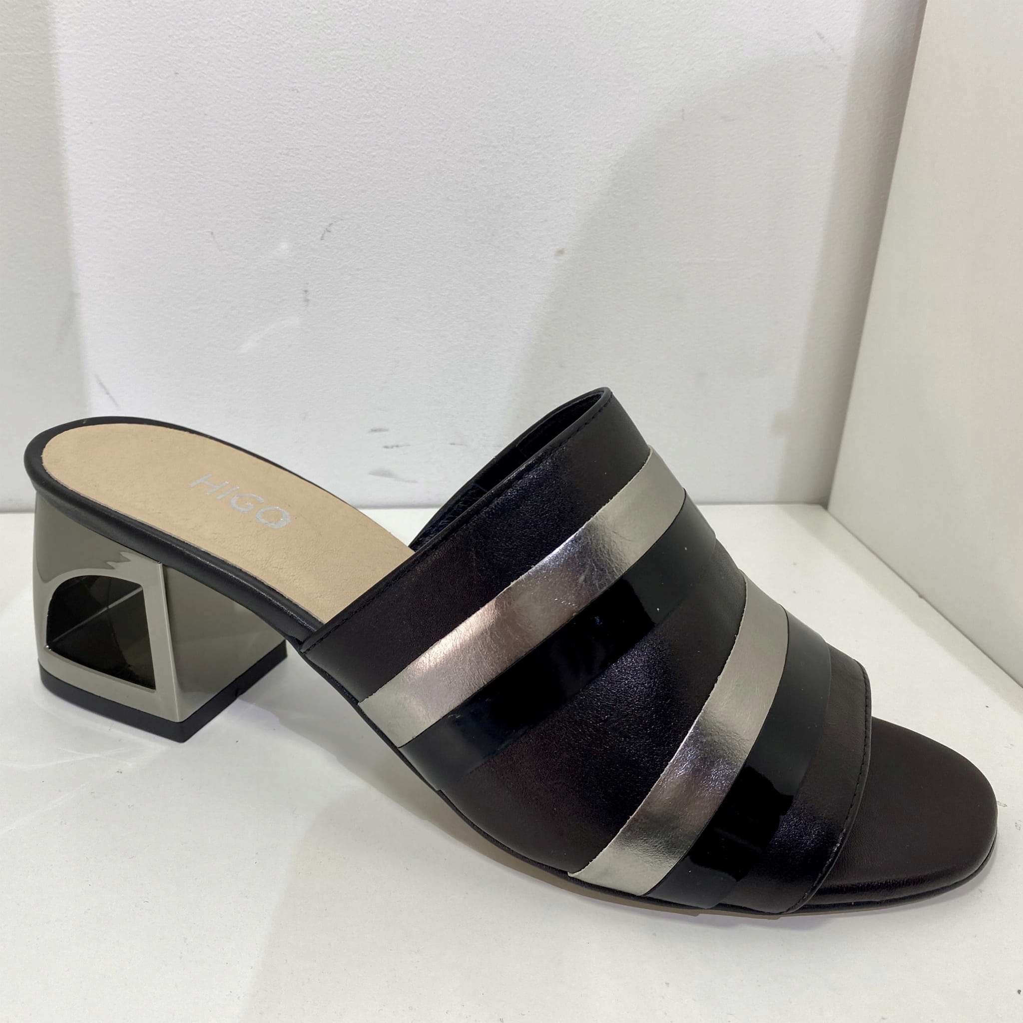 Nazouváky Higo kůže 1981 černé 41