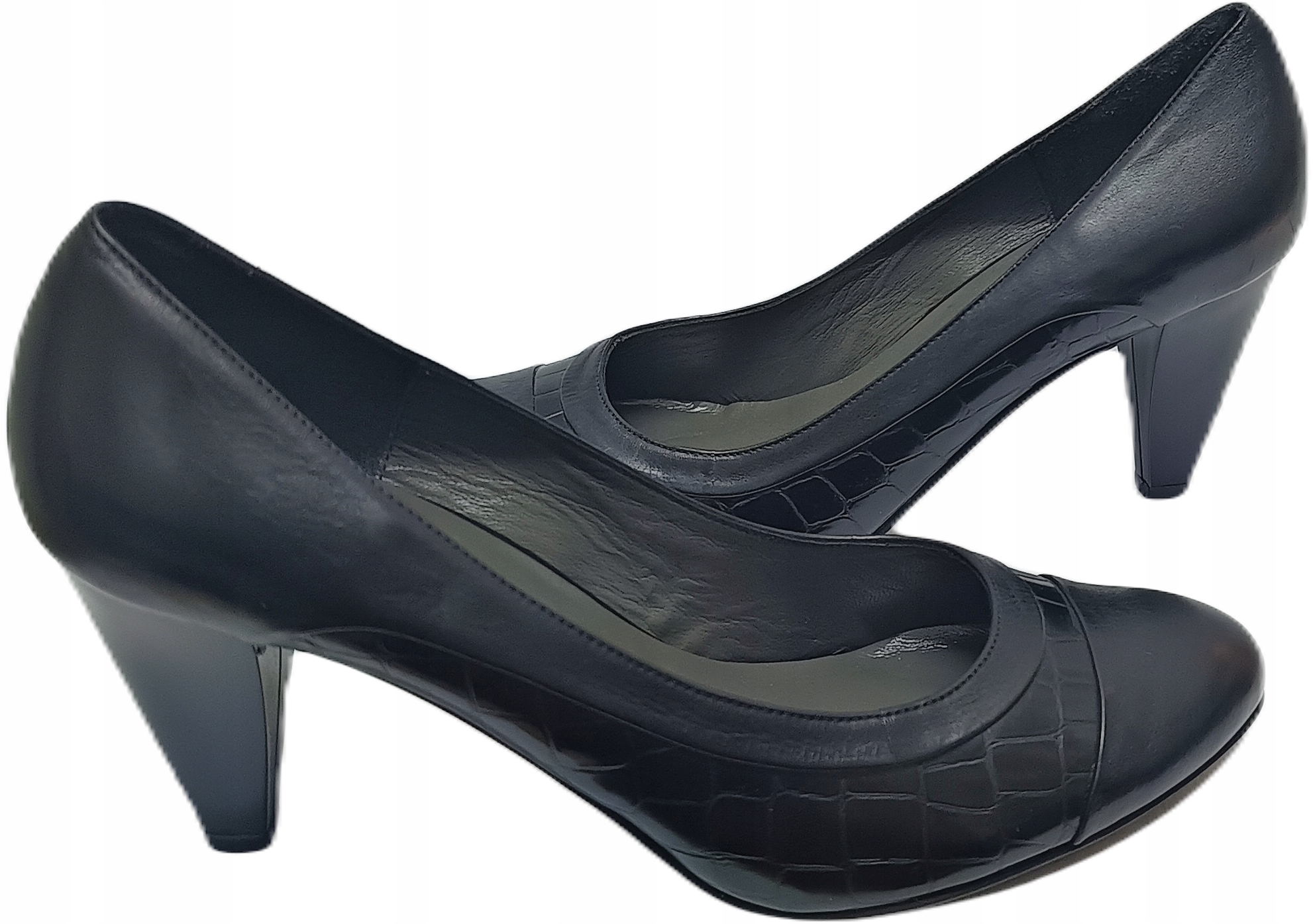 Klasické kožené nazouvací boty Ryłko T7JZS černé r36,5