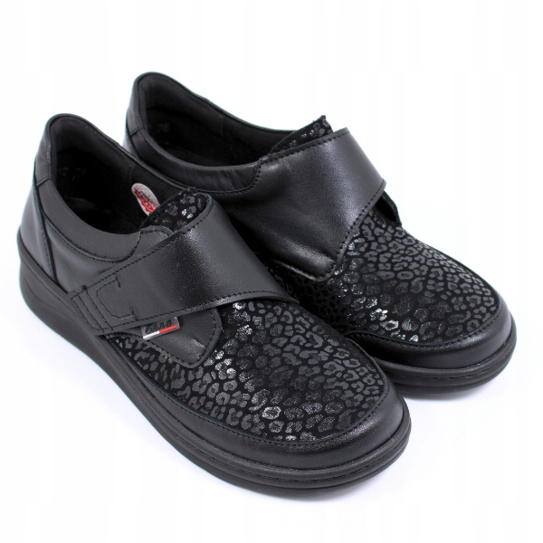 Kožené preventivní polobotky Enna černé 5002/01/S vel 41