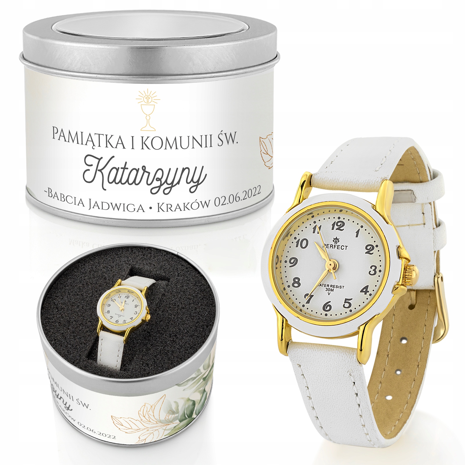 

Zegarek dla dziewczynki na komunię Perfect Nadruk