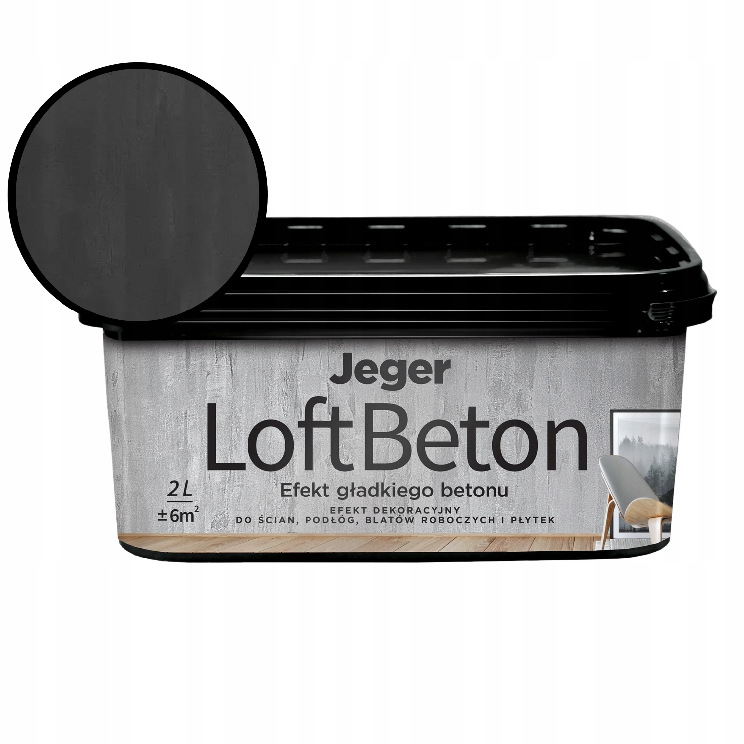 Loft Beton Dekorativní hmota napodobující přírodní beton na stěny barva 5