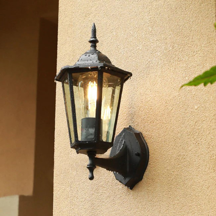 Kinkiet Ogrodowy Lampa Elewacyjna Zewnętrzna LATARNIA ŚCIENNA E27 LED Marka Lumiled