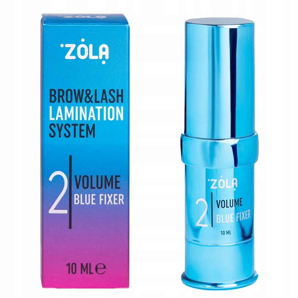 Zola Brow&Lash Lamination Classic System Color Lab 02 Volume Blue Fixer Fixační přípravek pro laminaci obočí a řas, modrý odstín