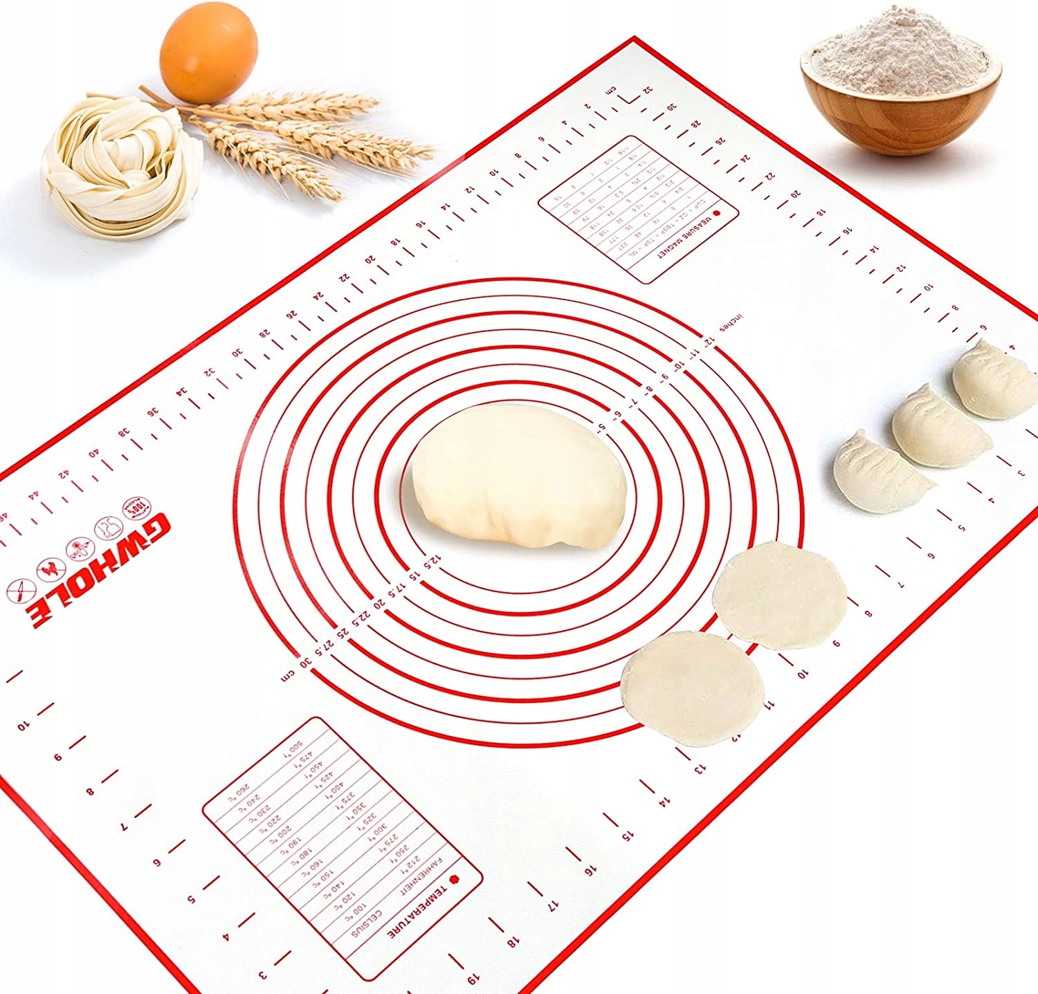 STOLNICA SILIKONOWA MATA PODKŁADKA DUŻA XXL 60x40 Marka Gwhole