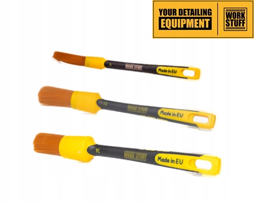 Work Stuff Pedzelki Detailing Brush Rubber Orange