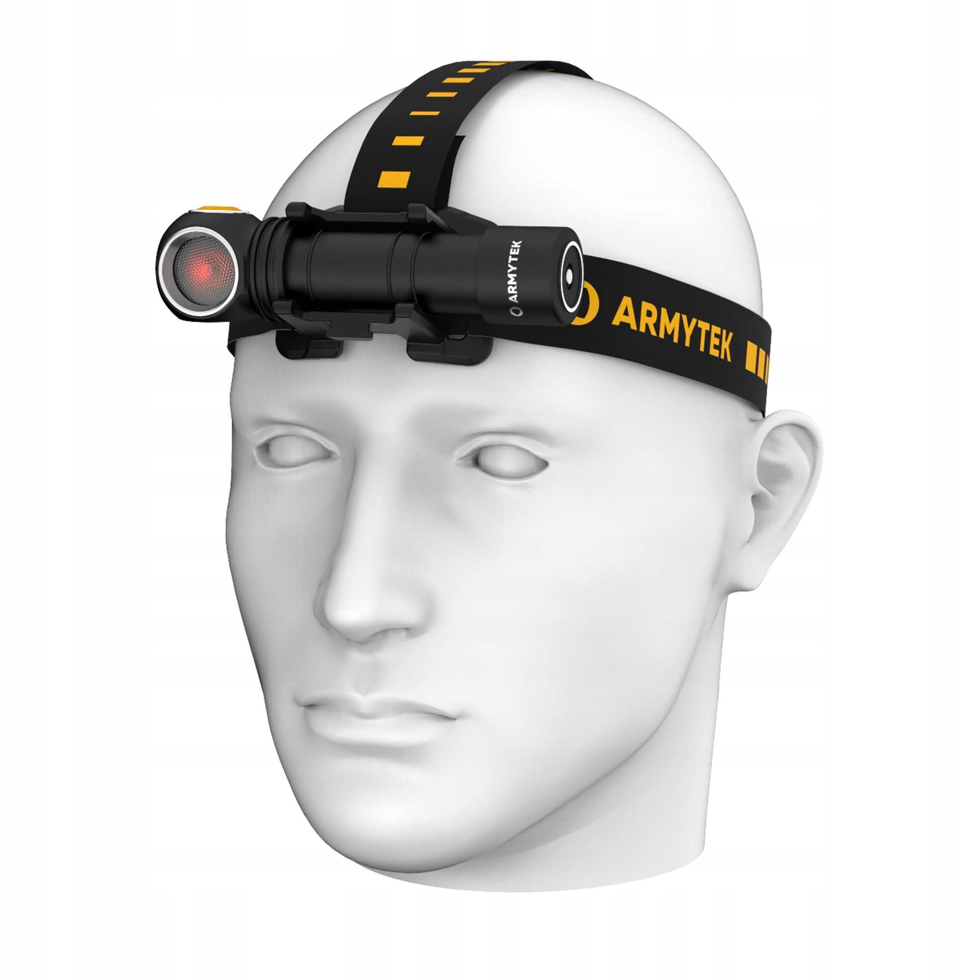 Armytek Wizard C2 Wr Magnet Usb White, latarka czołowa, 1100 lm