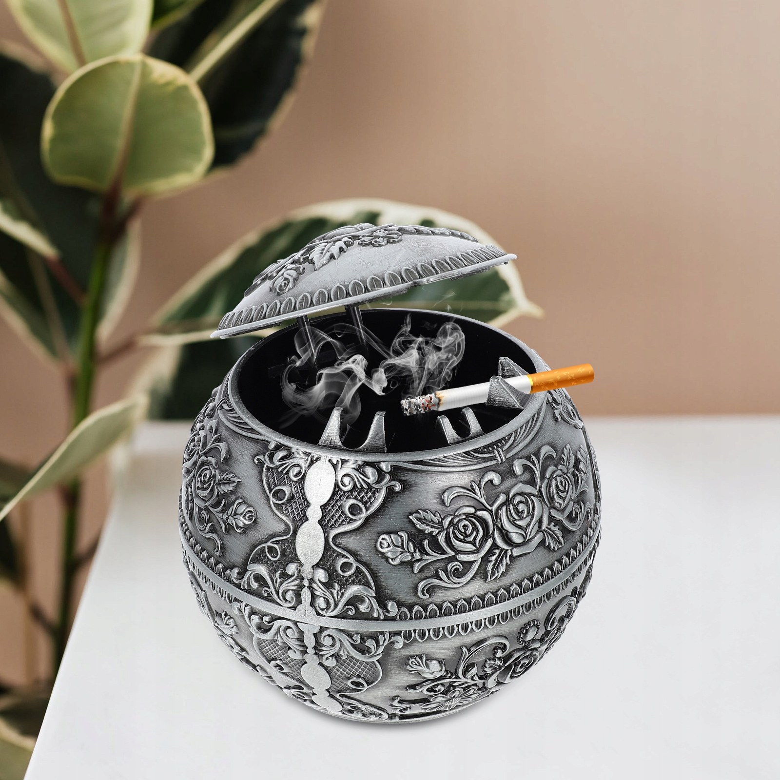 EUROPEJSKA WINTAGE POPIELNICZKA DOMOWA DEKORACJA PRZECIWKO LOTOM POPIELU EAN (GTIN) 4894931012579