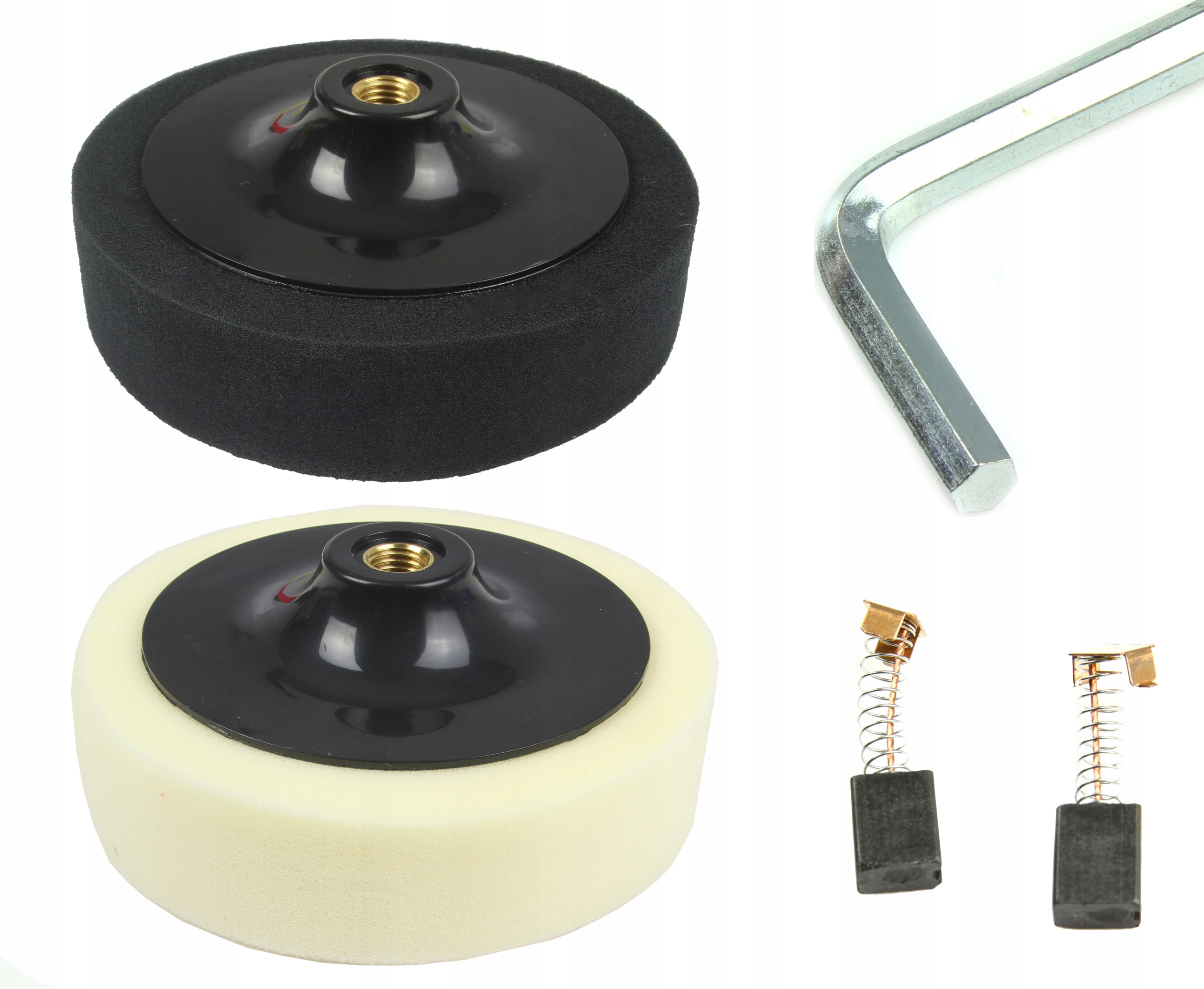 POLERKA SAMOCHODOWA SZLIFIERKA Z REGULACJĄ OBROTÓW + ZESTAW GĄBEK Maksymalna prędkość obrotowa 3000 RPM