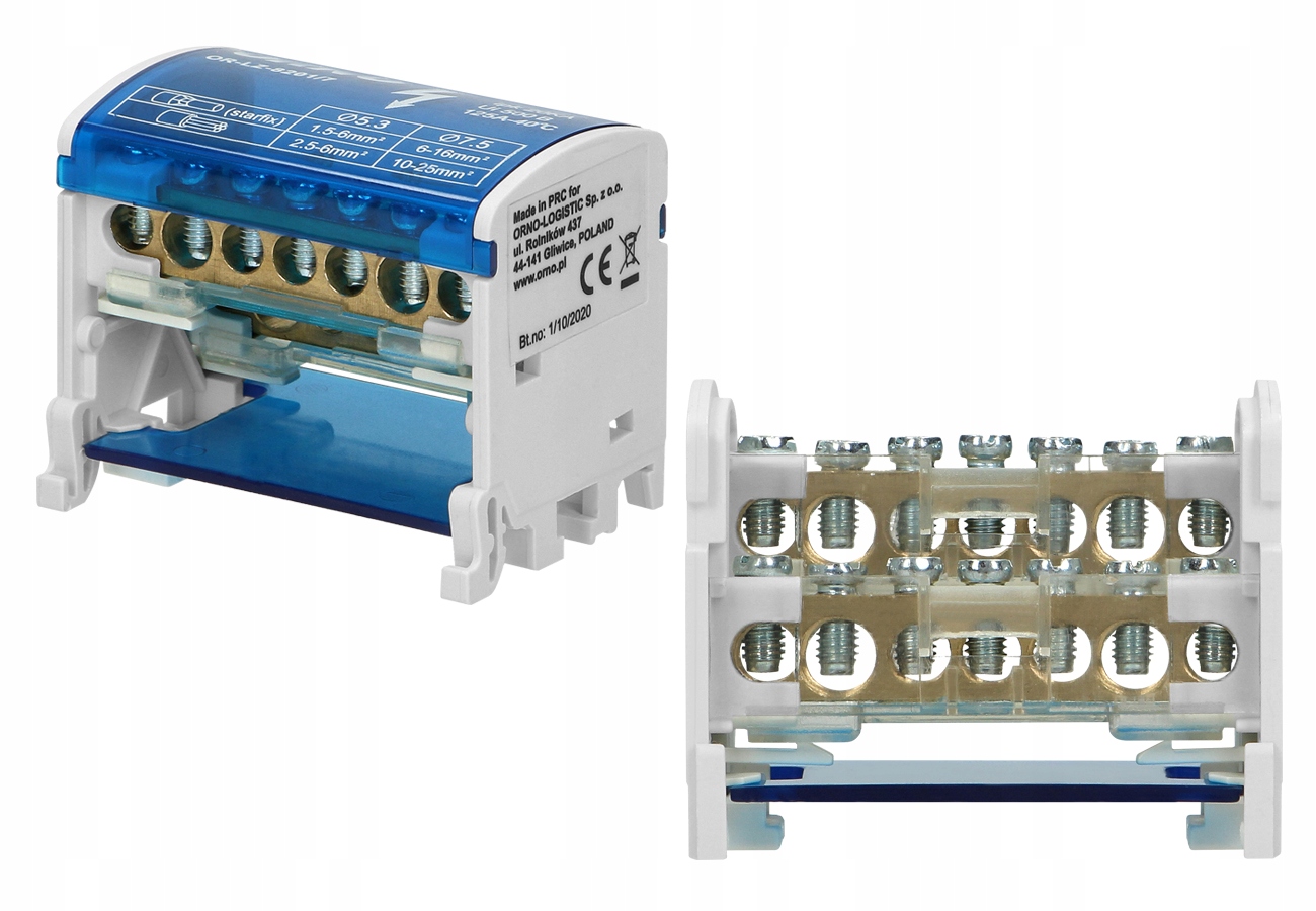 

Blok Rozdzielczy Łączeniowy Mostek Din 4x7 Orno
