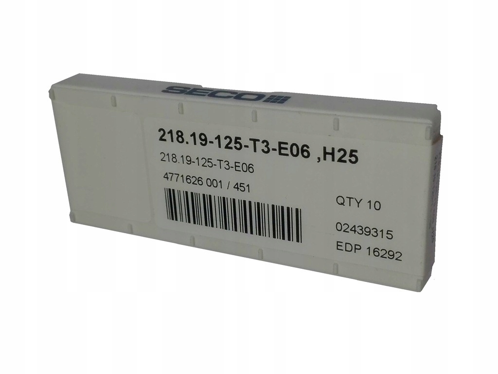 Płytka węglik SECO 218.19-125-T3-E06 H25 02439315 Marka inny