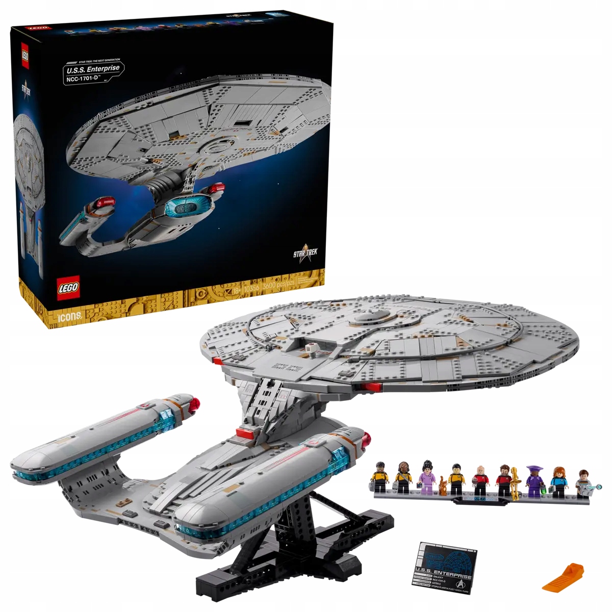 Lego Icons 10356 Star Trek: U.s.s. Enterprise NCC-1701-D