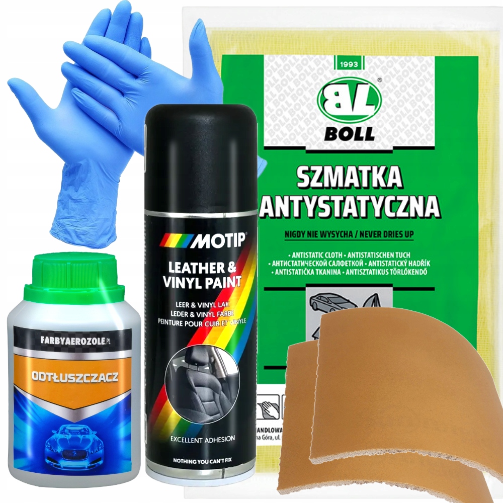 Spray Do Lakierowania Skóry Kierownic Tapicerki Dodatki