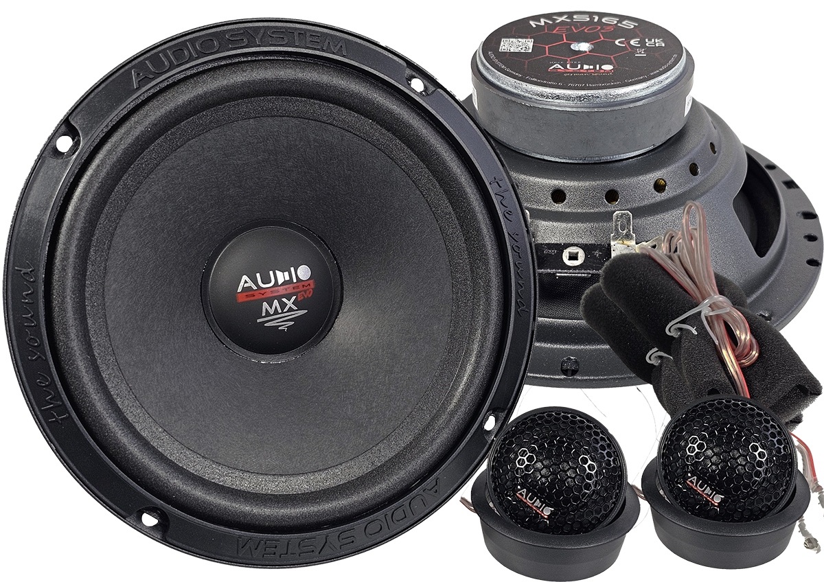 Automobilové reproduktory 165 mm Systém 3 Ohm Audio System MX 165 EVO3