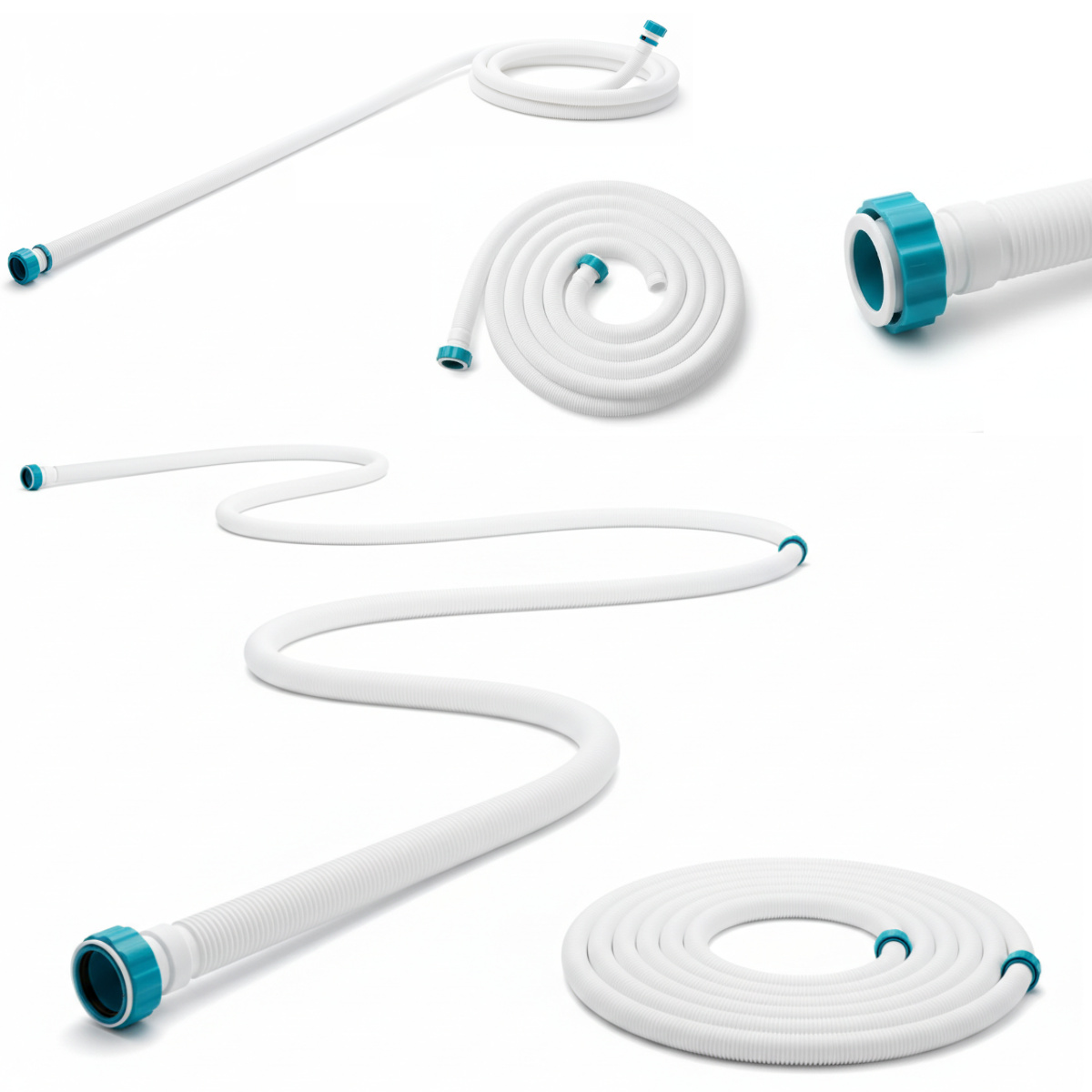 Bazénová hadice Bestway 4,5 m 38 mm pro čerpadlo s maticemi, originální trubka 450 cm