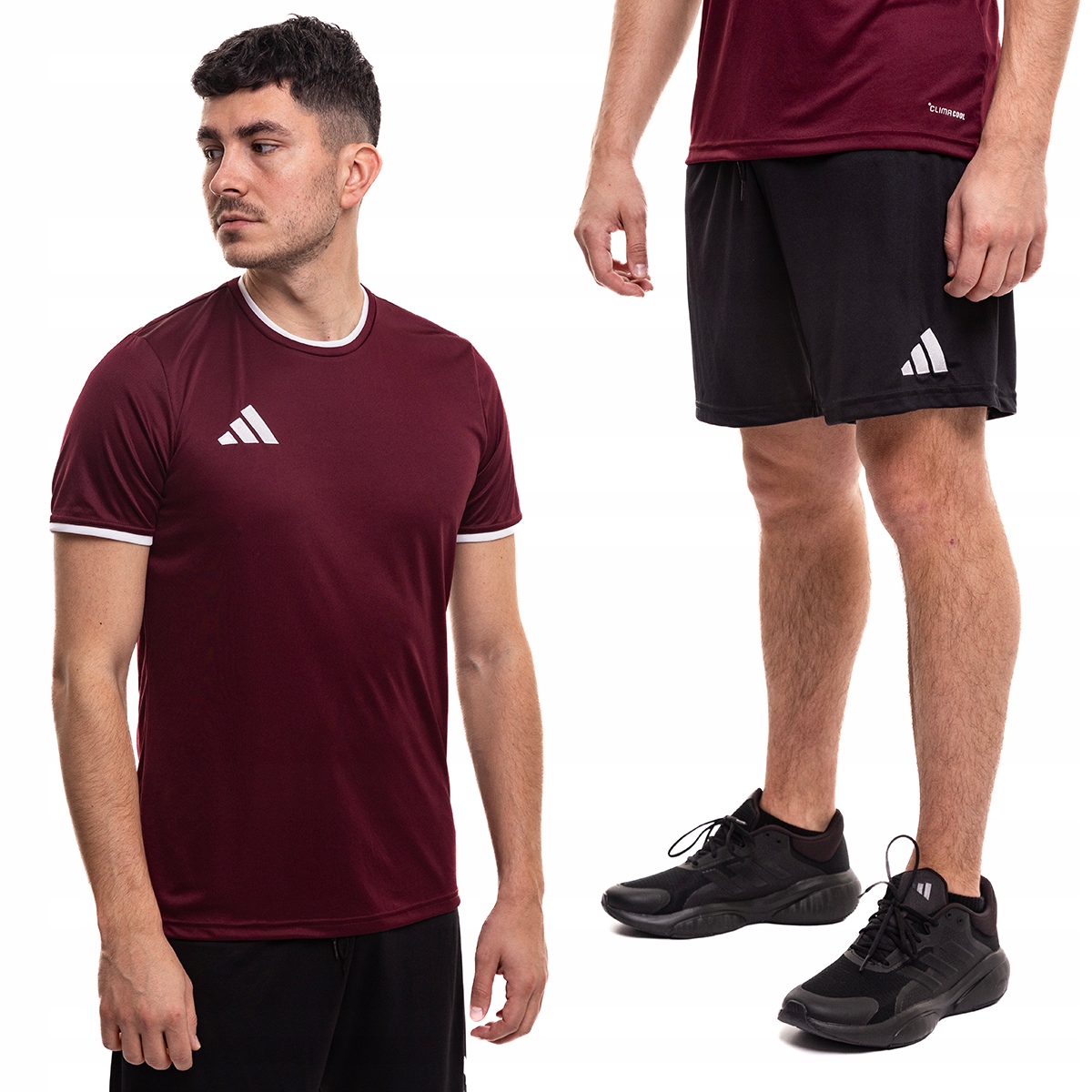 Strój Sportowy Męski adidas Entrada 26 Komplet Koszulka Spodenki roz. S