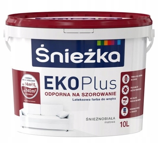 

Śnieżka lateks Eko Plus Biała Farba 10l