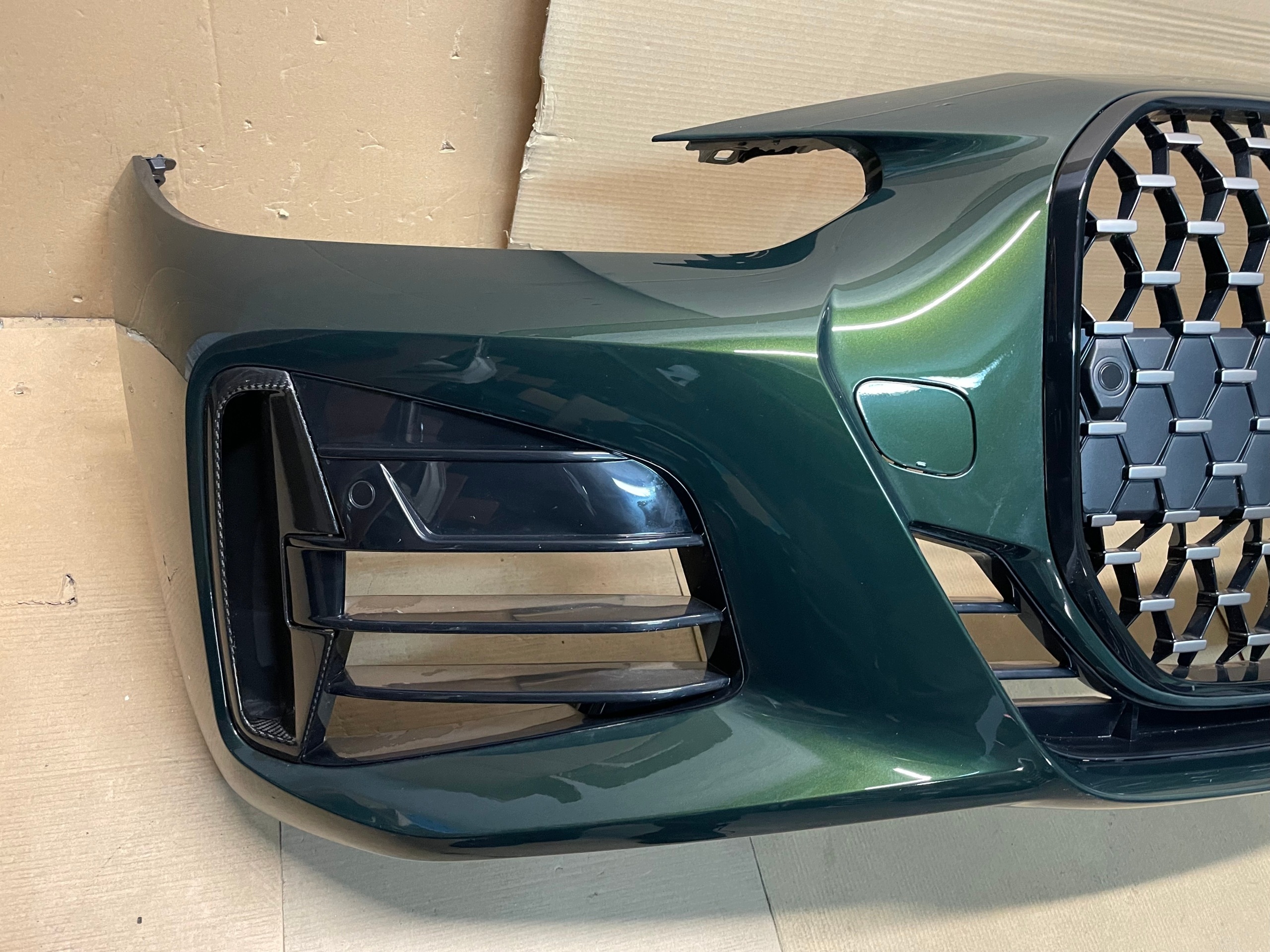 bumper front 6 X PDC + CARBON complete BMW 4 G22 G23 M440iX C4E IDEAL
