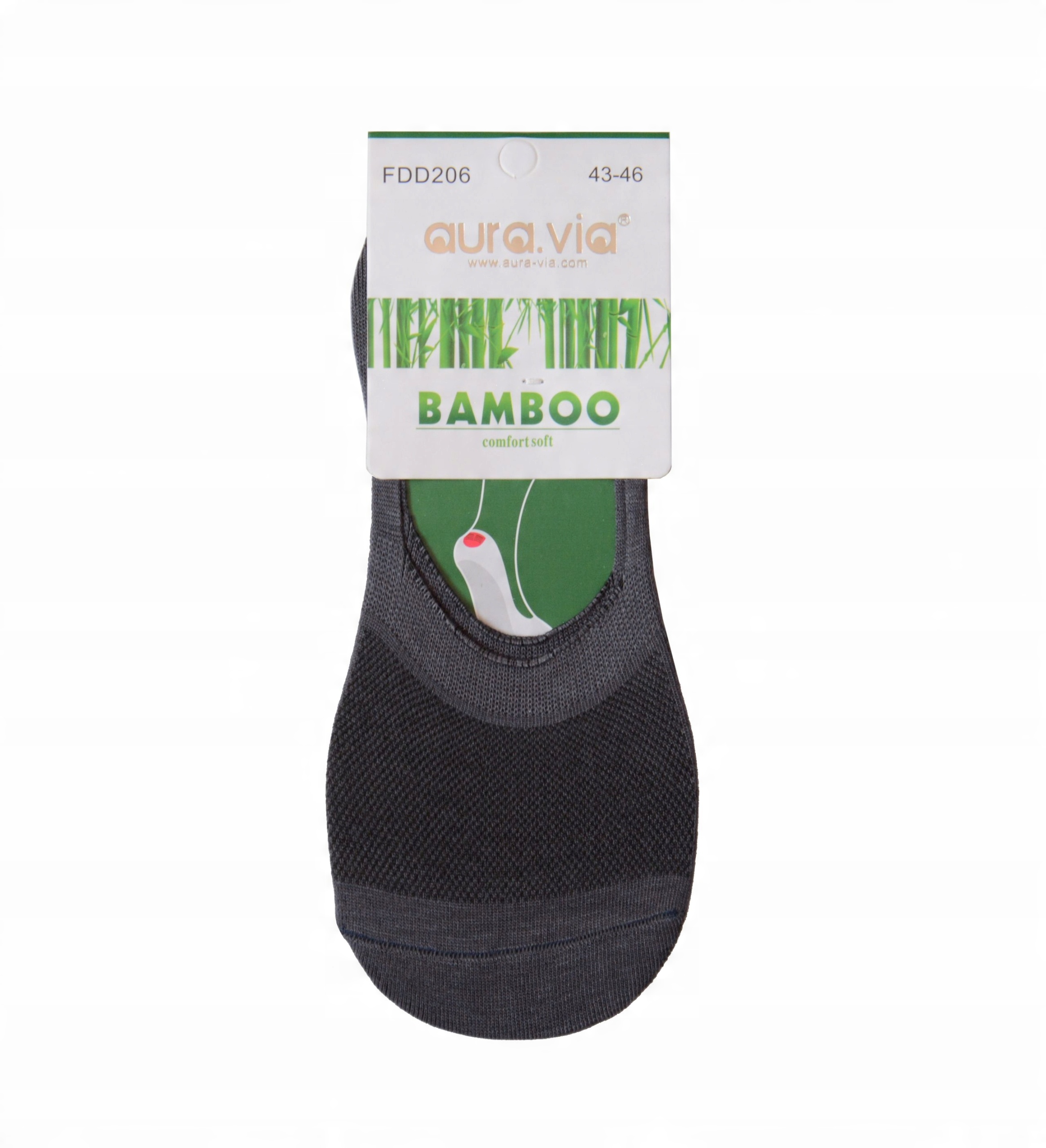 

stopki mokasyny 39-42 bambus aura.via 206 grafit